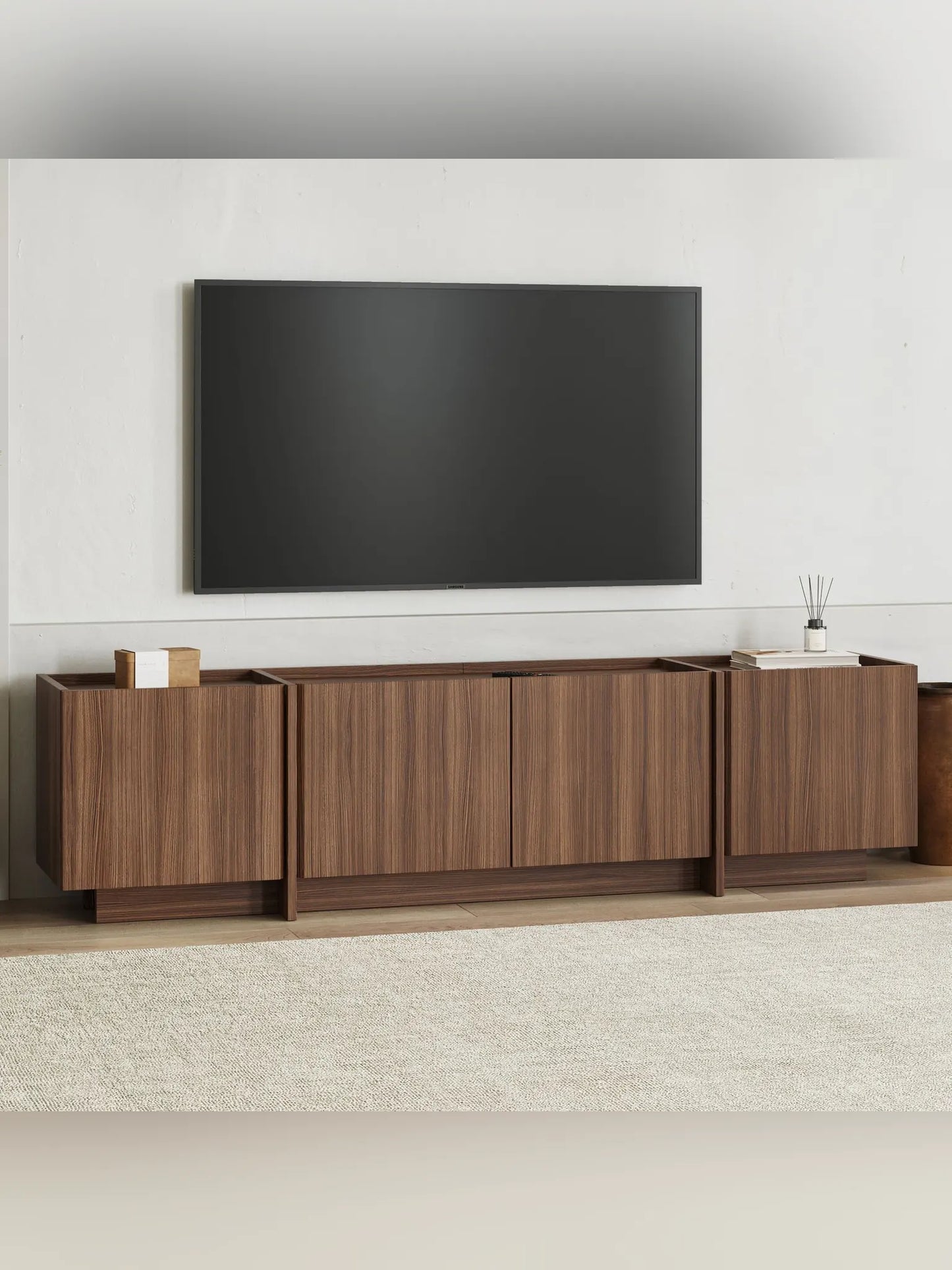 Lowen Tv-bänk 180x35x46 cm - Milano Walnut