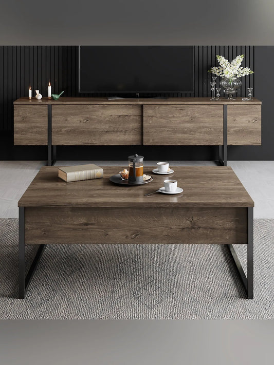 Luxe - Valnötssvart Soffbord