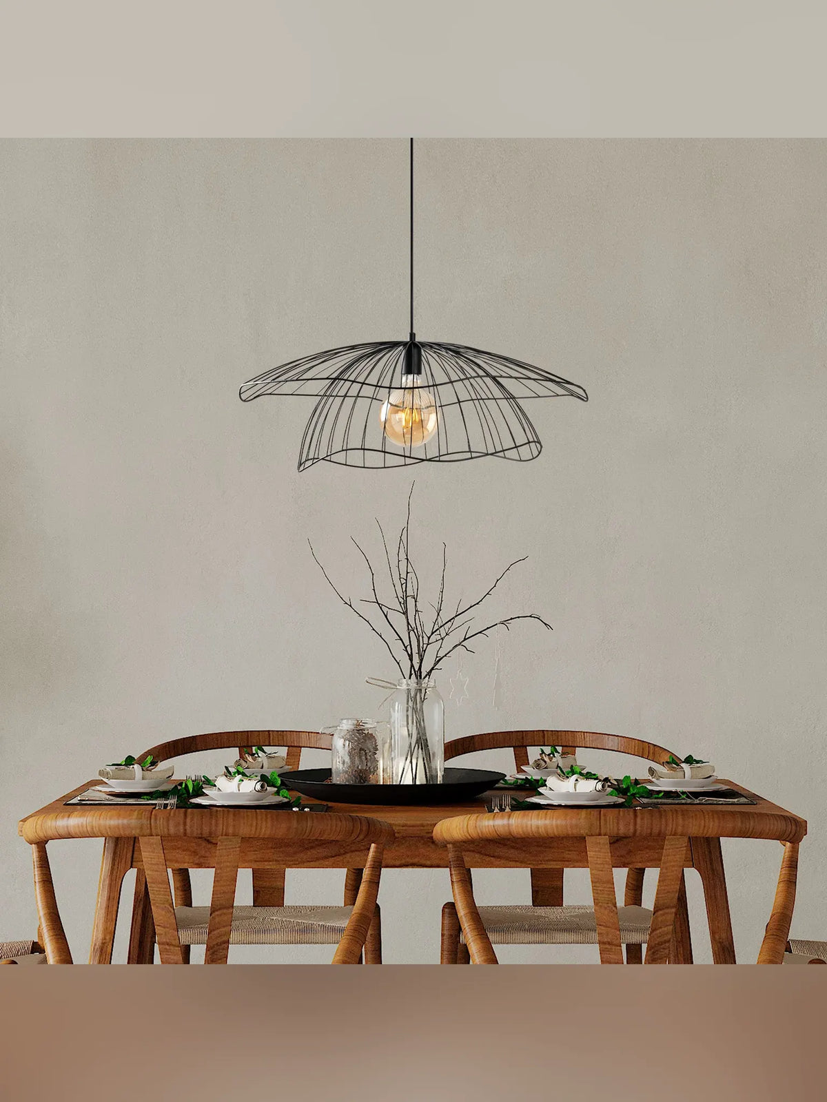 Mantar taklampa 70 x 70 x 124 cm 1 x E 27 40 W