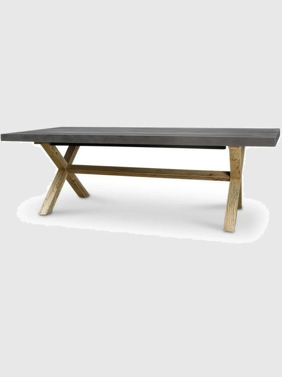 Matbord i betong 180 x 90 cm - Alm/betong