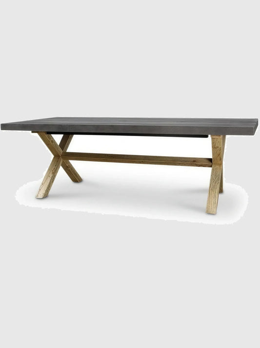 Matbord i betong 180 x 90 cm - Alm/betong