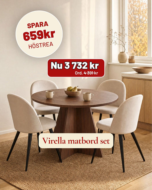 Matgrupp Virella med 4 Velvet, höstrea 2026