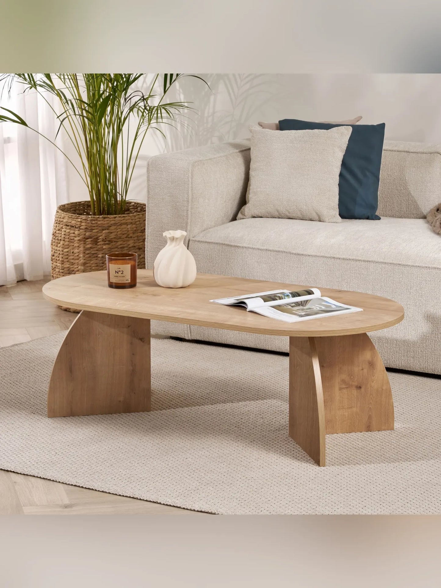 Melina Soffbord 120x60 cm - Sapphire Oak