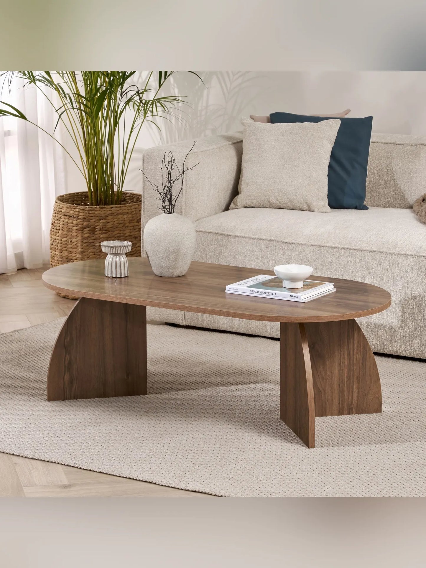 Melina Soffbord 120x60 cm - Venezia Walnut