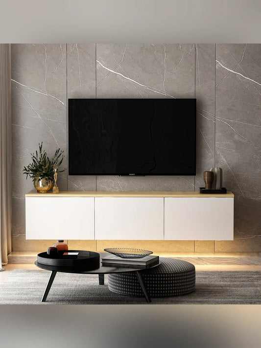Neon - Vit, Tv-Bänk