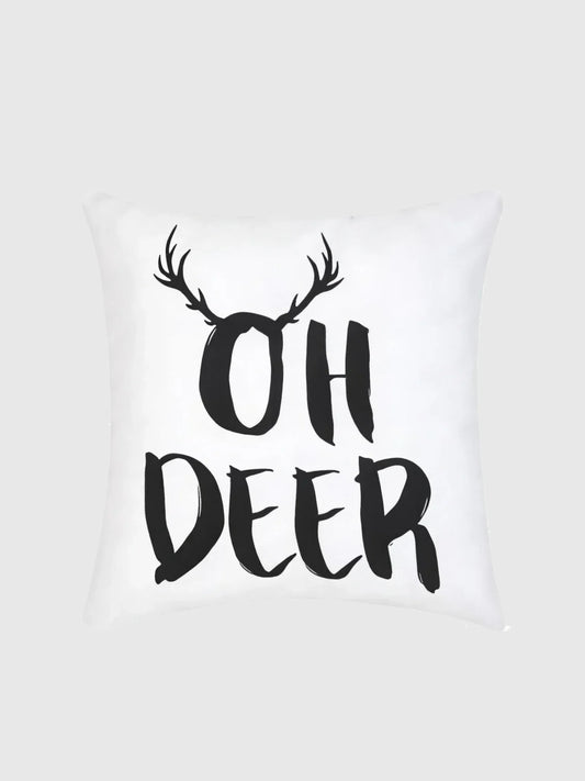 Oh Deer kuddfodral med inskription