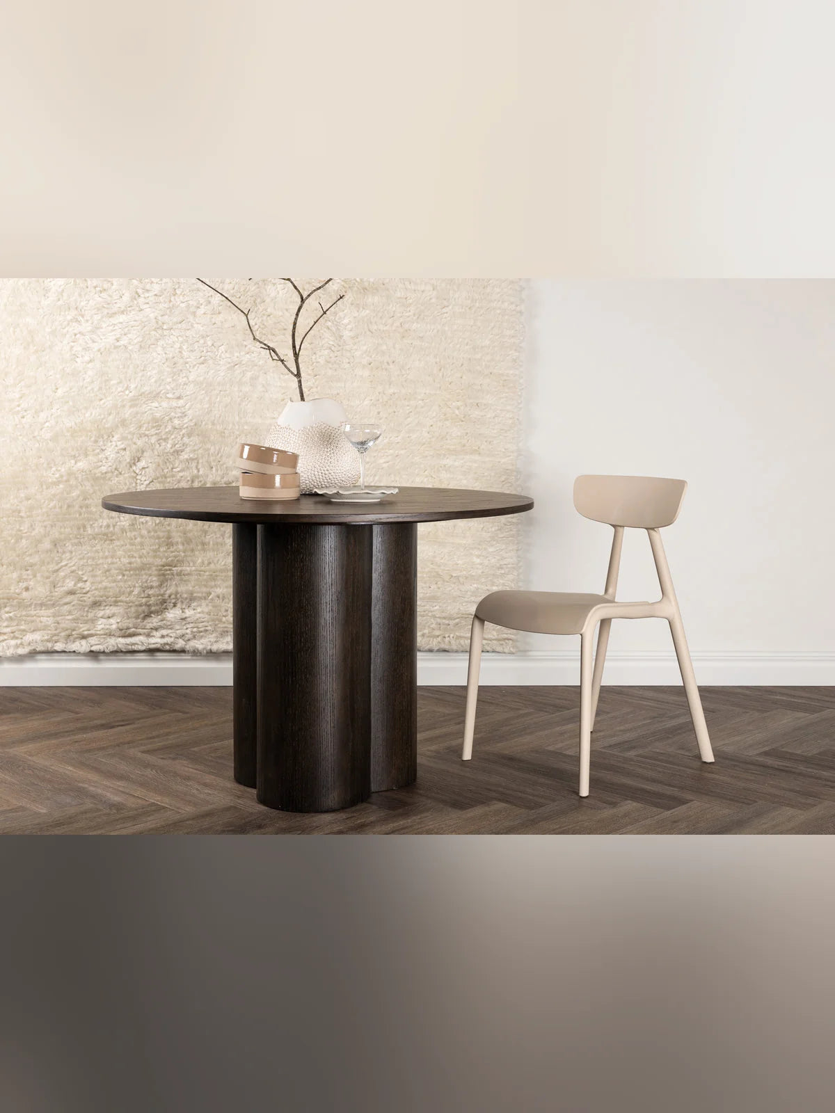 Olivia Runda Matbord ⌀110 Mocka