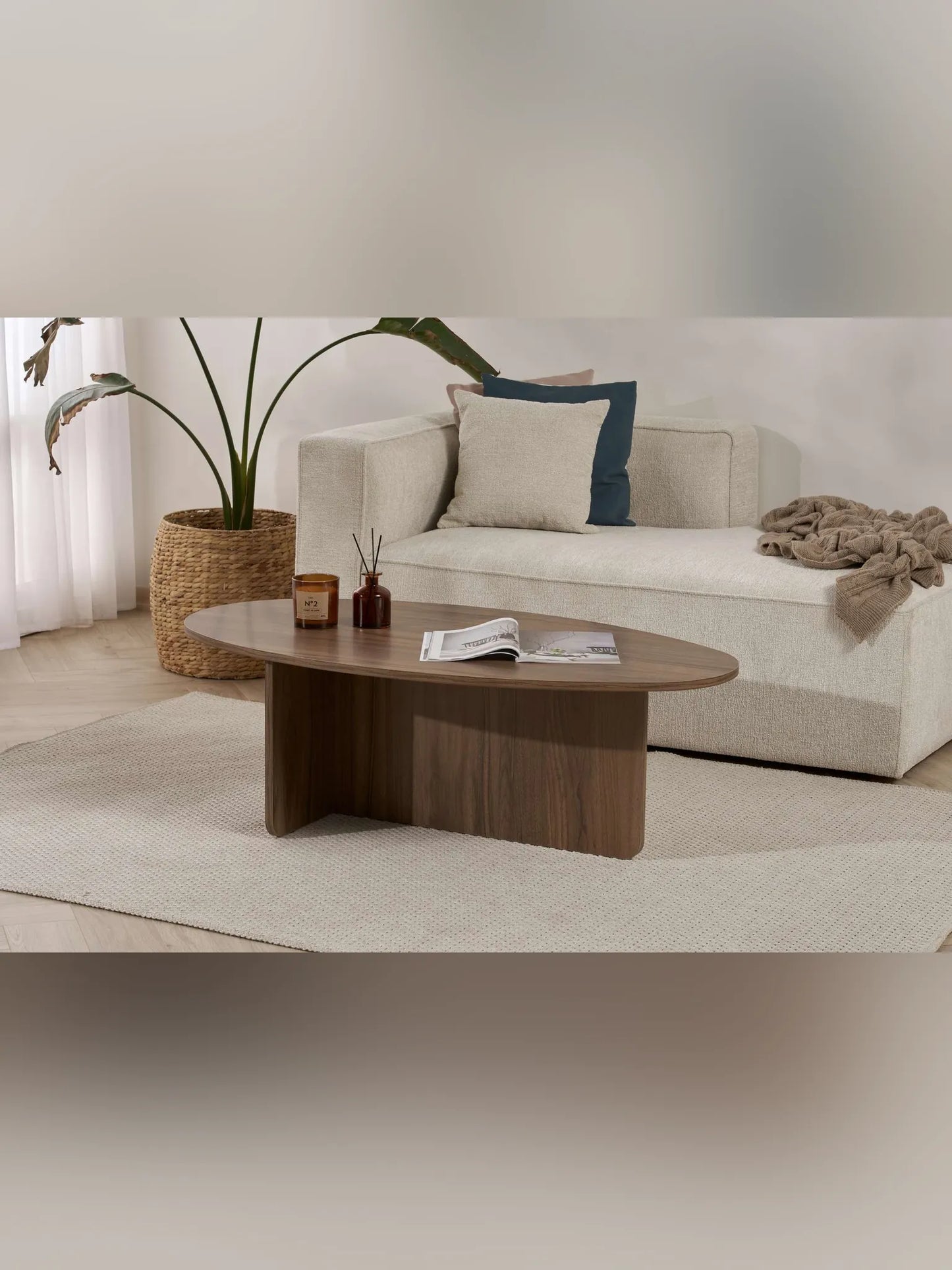 Orba Soffbord 120x65x40 cm - Venezia Walnut