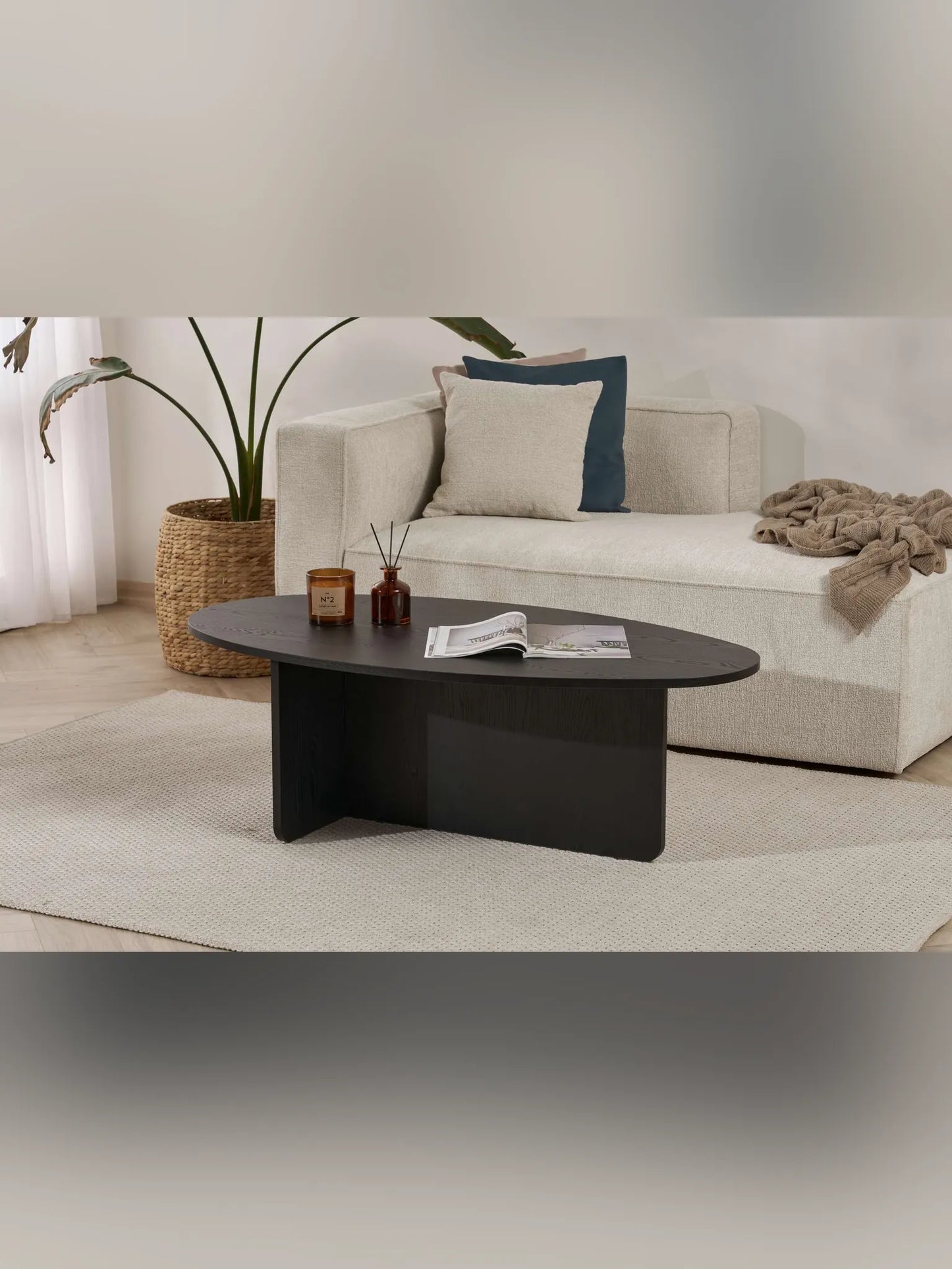 Orba Soffbord 120 cm - Wood Black