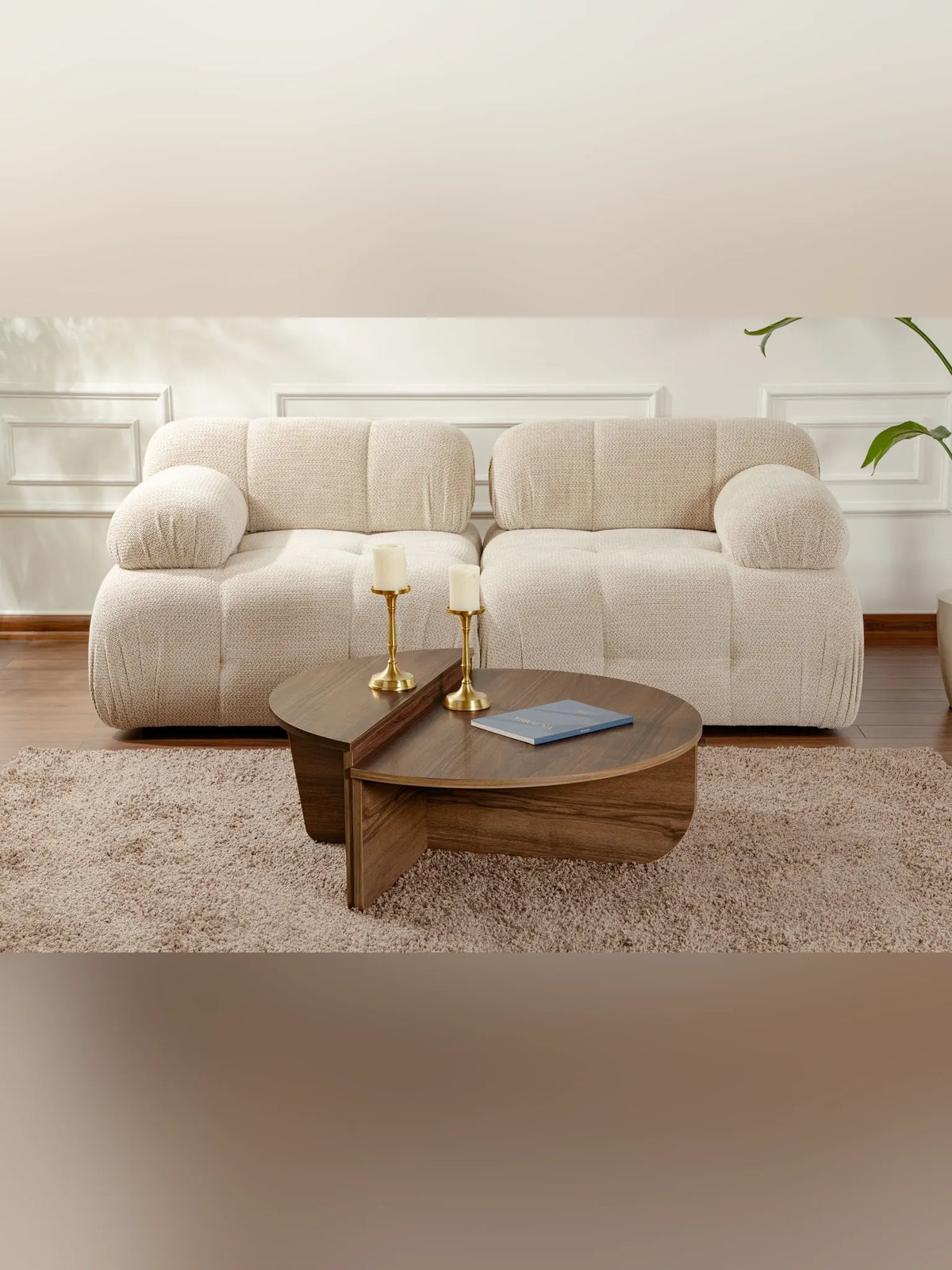 Orion soffbordsset - Venezia Walnut