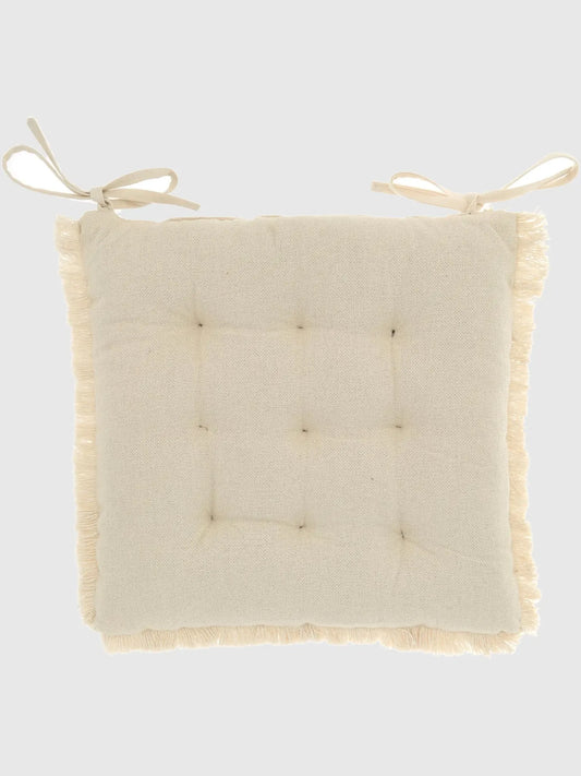 Prags sittdyna med fransad finish