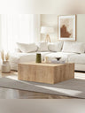 Prizma Soffbord 90x90 cm - Sapphire Oak