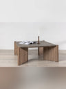 Rogaland Soffbord - 100 x 100 - Brun Marmorlook/ MDF