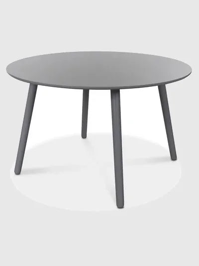 Runt matbord Ø120 cm - Grå bara skiva