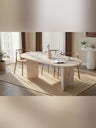 Sabella Ovalt matbord 200 cm - Travertine