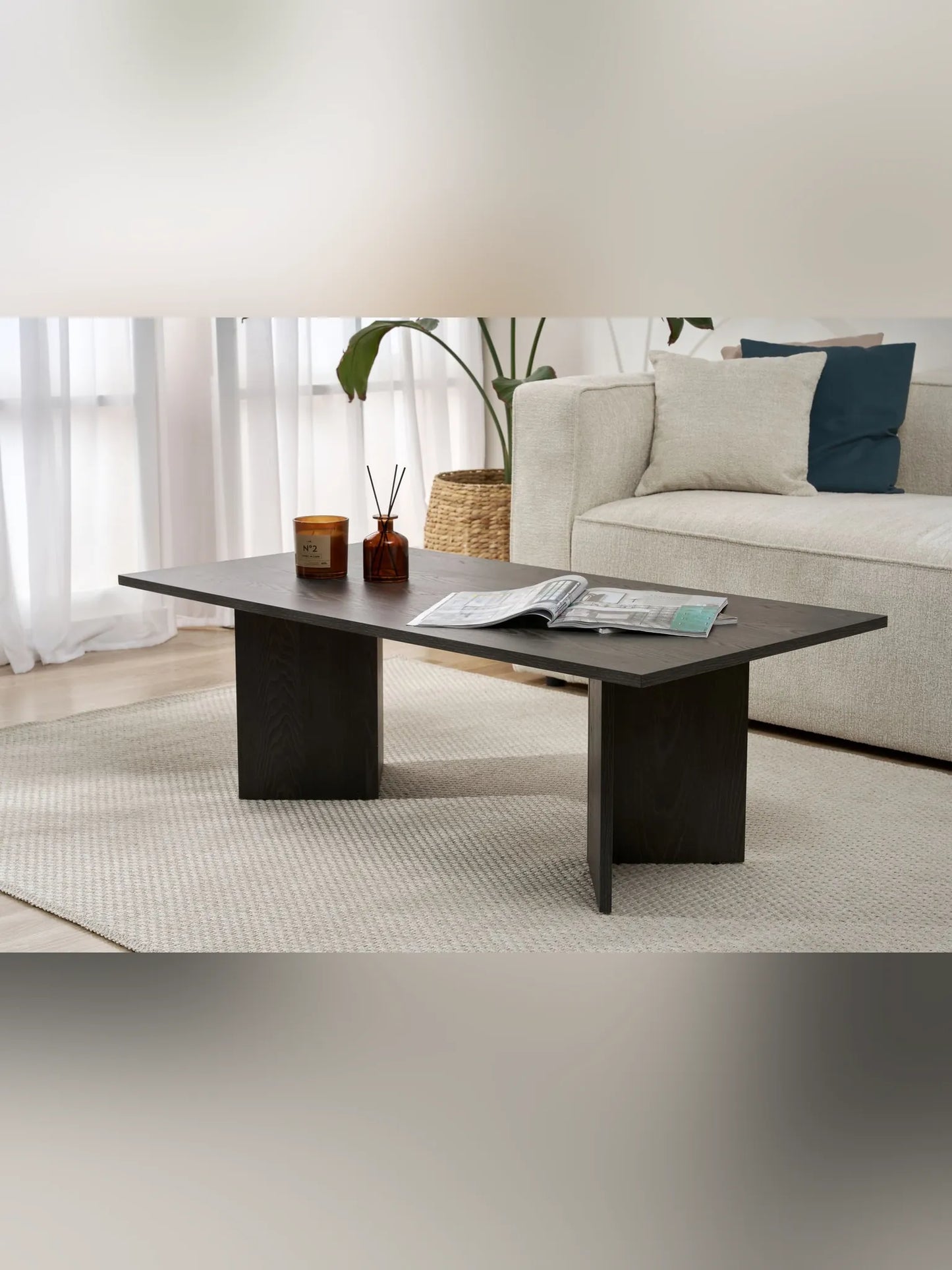 Sabin Soffbord 119x60 cm - Lumiere Black