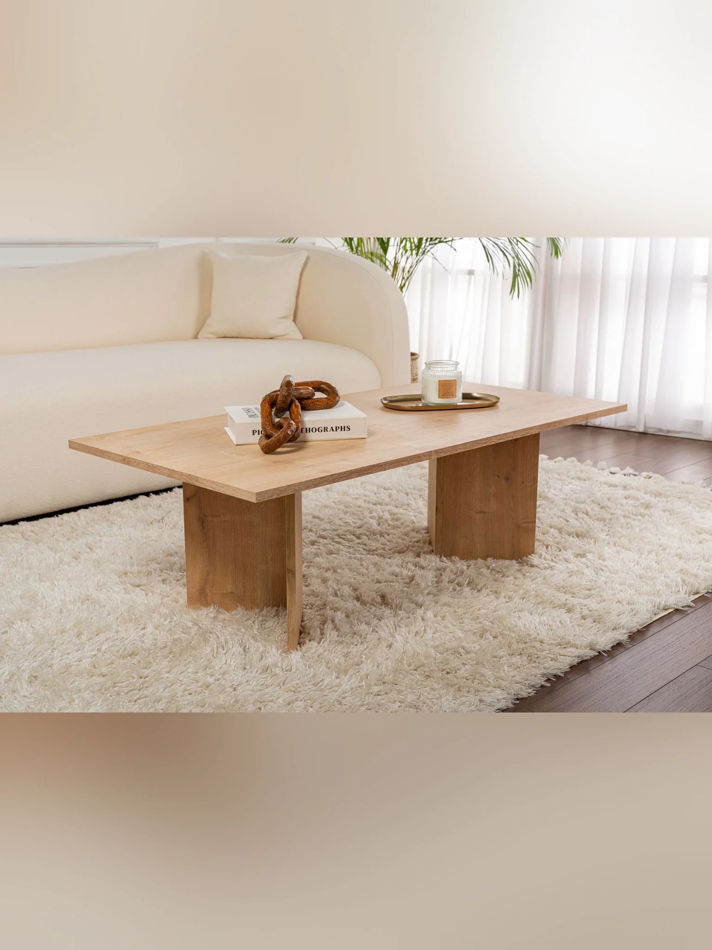 Sabin Soffbord 119x60 cm - Sapphire Oak