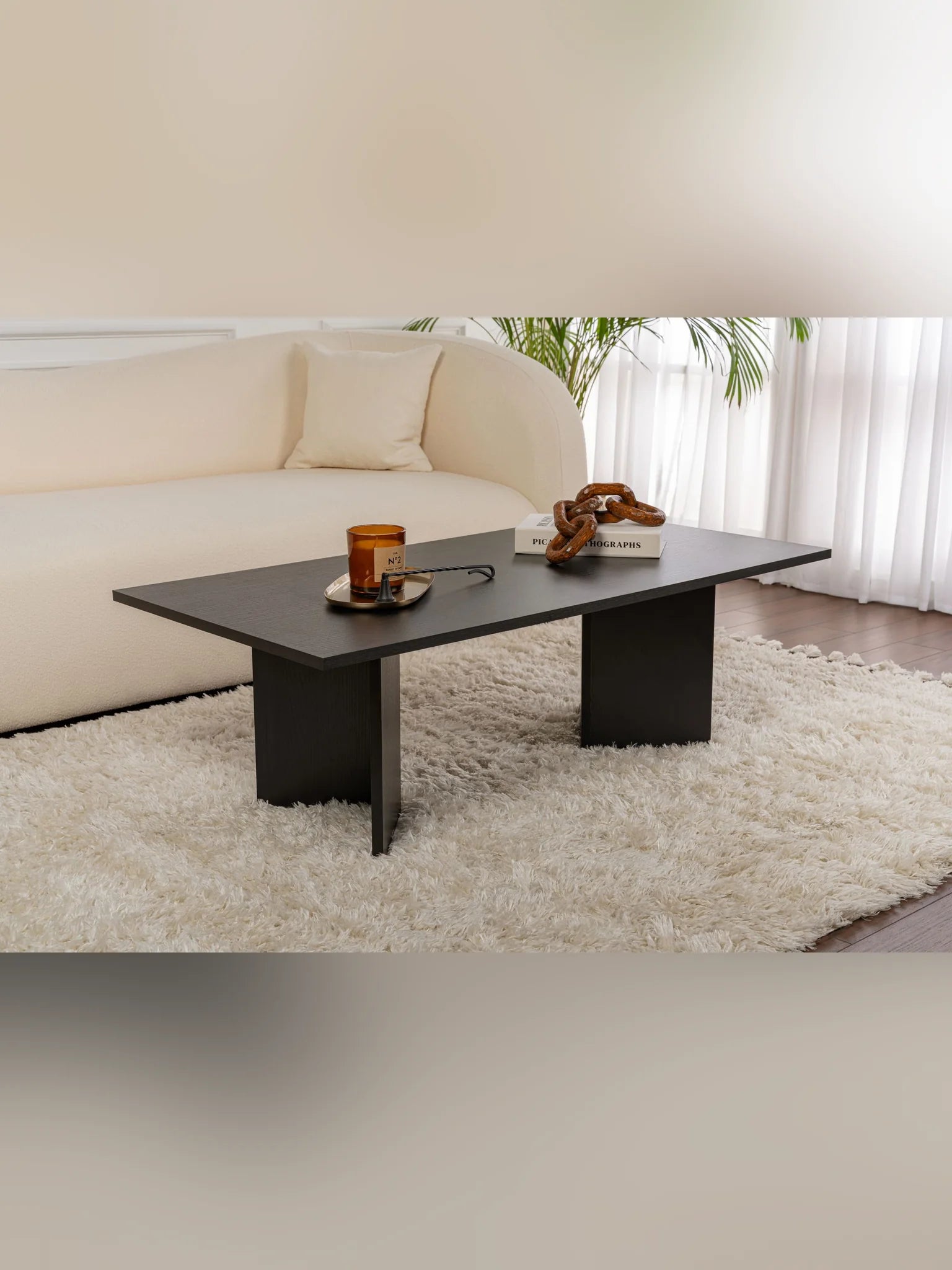 Sabin Soffbord 119x60 cm - Wood Black