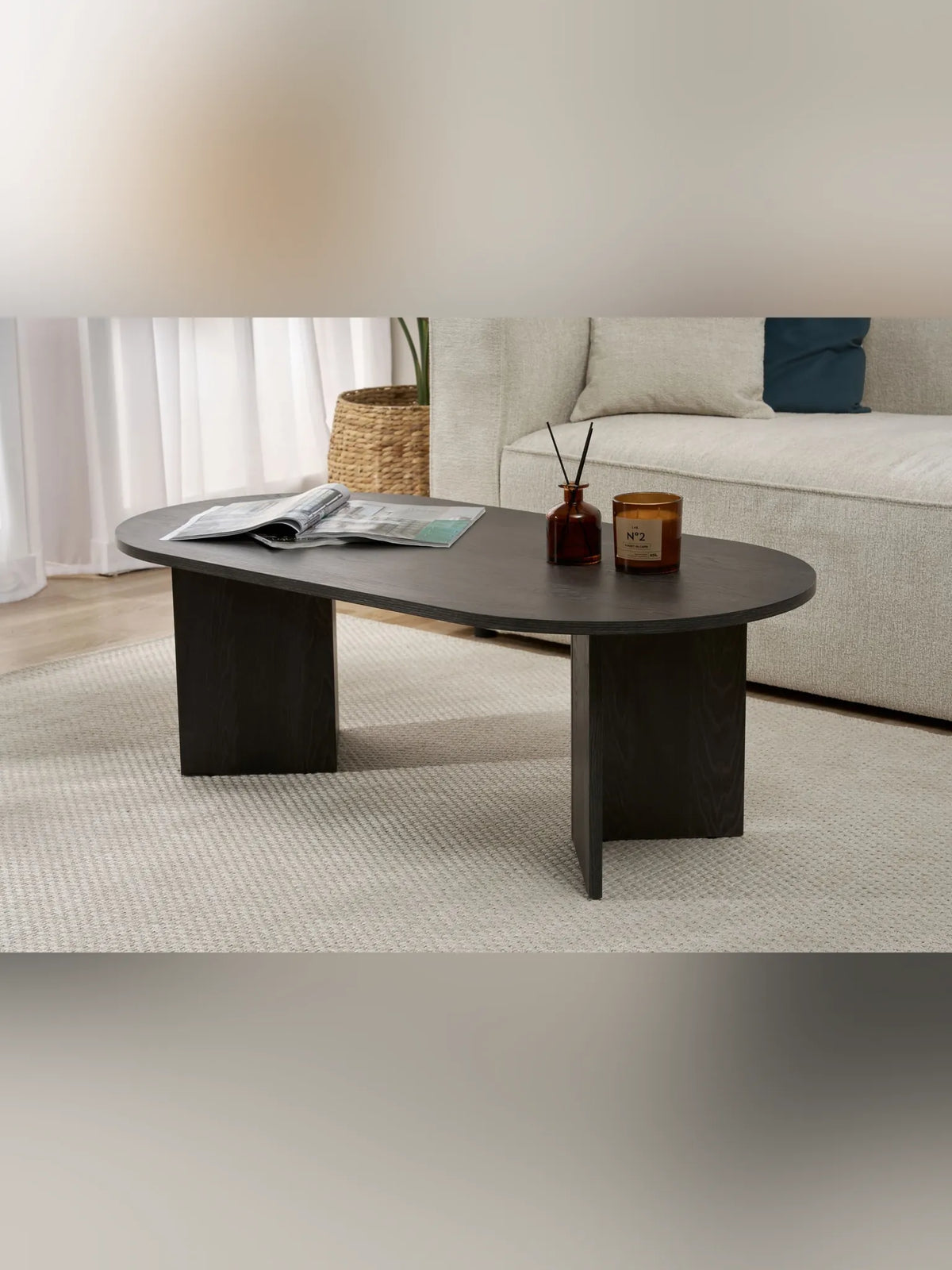 Sable Soffbord 119x60 cm - Lumiere Black