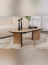 Sable Soffbord 119x60 cm - Sapphire Oak, Black