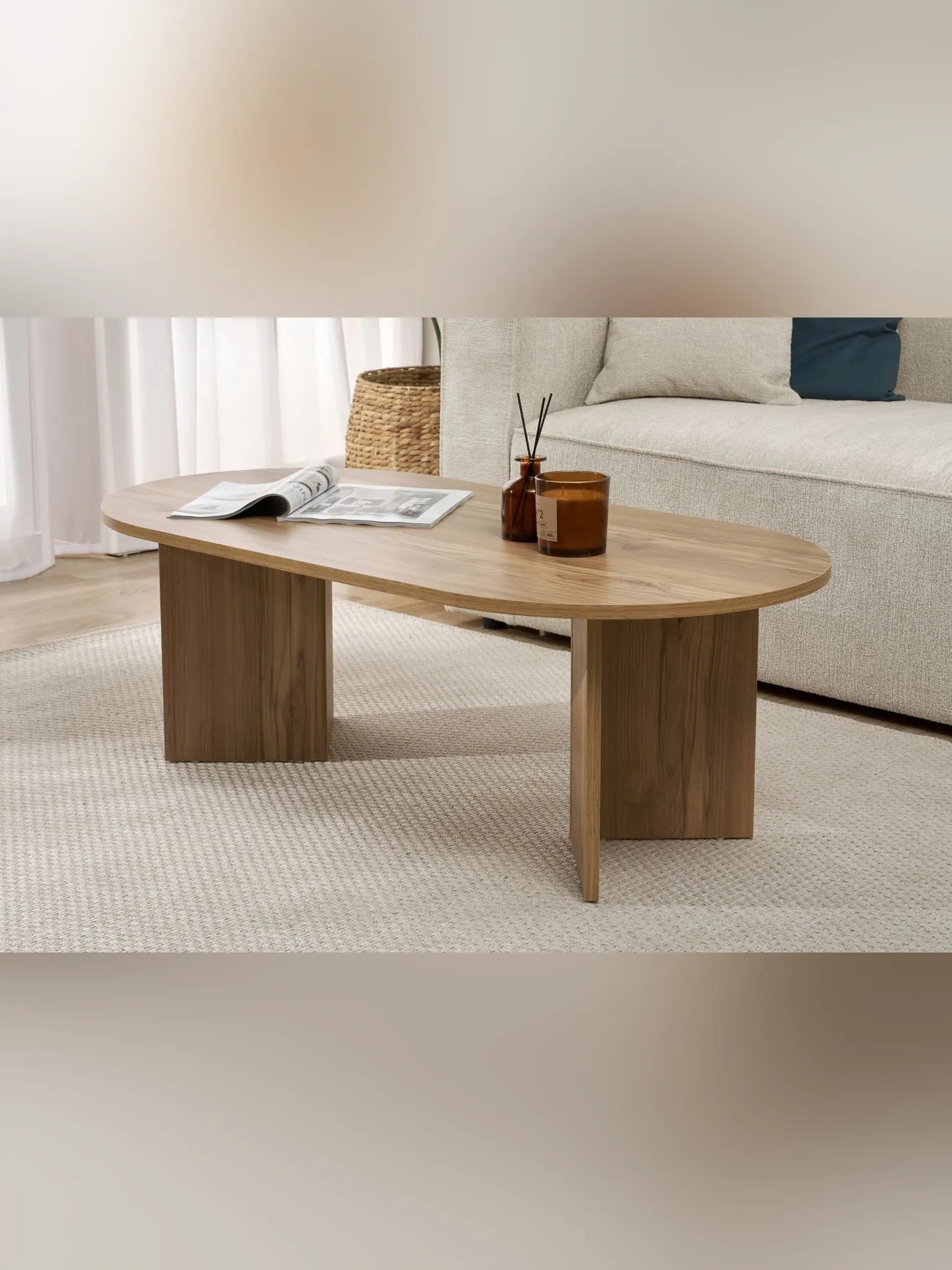 Sable Soffbord 119x60 cm - VNT Oak