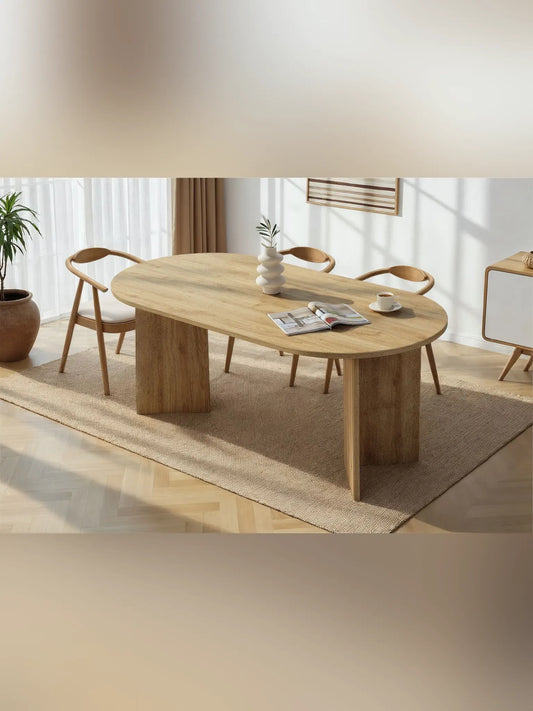 Sablin Ovalt matbord 180 cm - Cadiz Oak