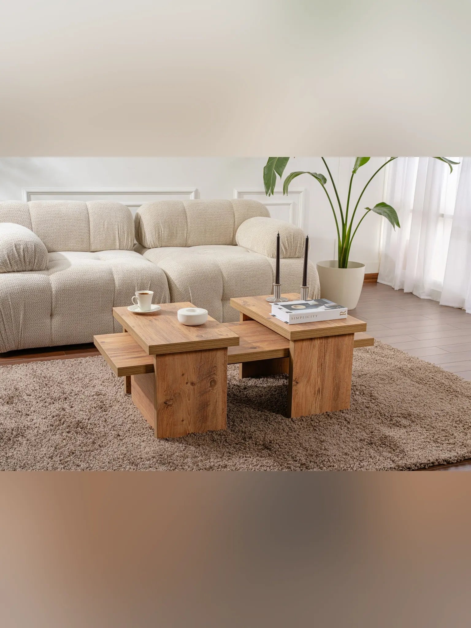 Sanctuary Soffbord 110x45/25x60 cm - Atlantic Pine