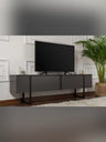 Serenity Tv-bänk - Anthracite, Black