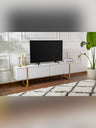 Serenity Tv-bänk - White, Gold