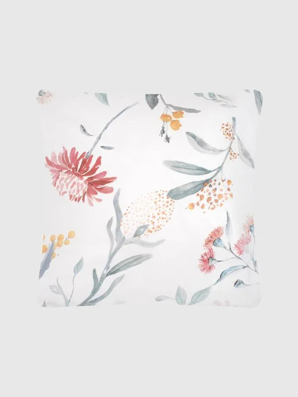 Set med 2 Evie Watercolor Floral Coton Satin Örngott