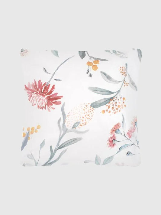 Set med 2 Evie Watercolor Floral Coton Satin Örngott