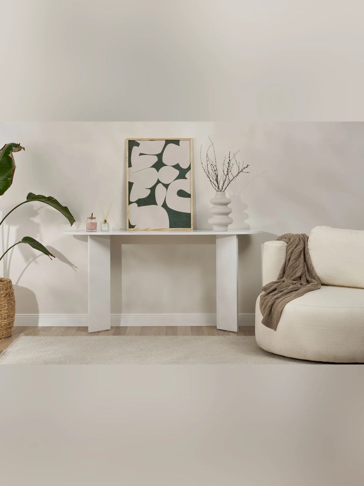 Sira Konsolbord - White