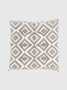 Sittdyna - Taupe/Vit