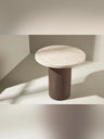 Megg soffbord Ø50 cm - Beige