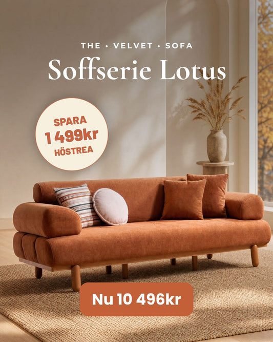Soffserie Lotus, höstrea 2026