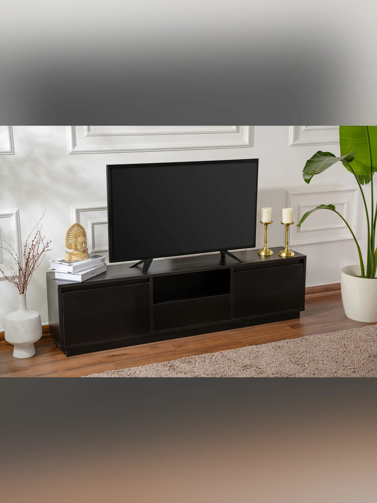 Vanguard Tv-bänk - Wood Black