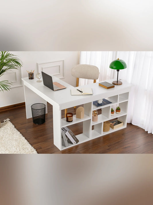 Vesper Skrivbord - Natural White