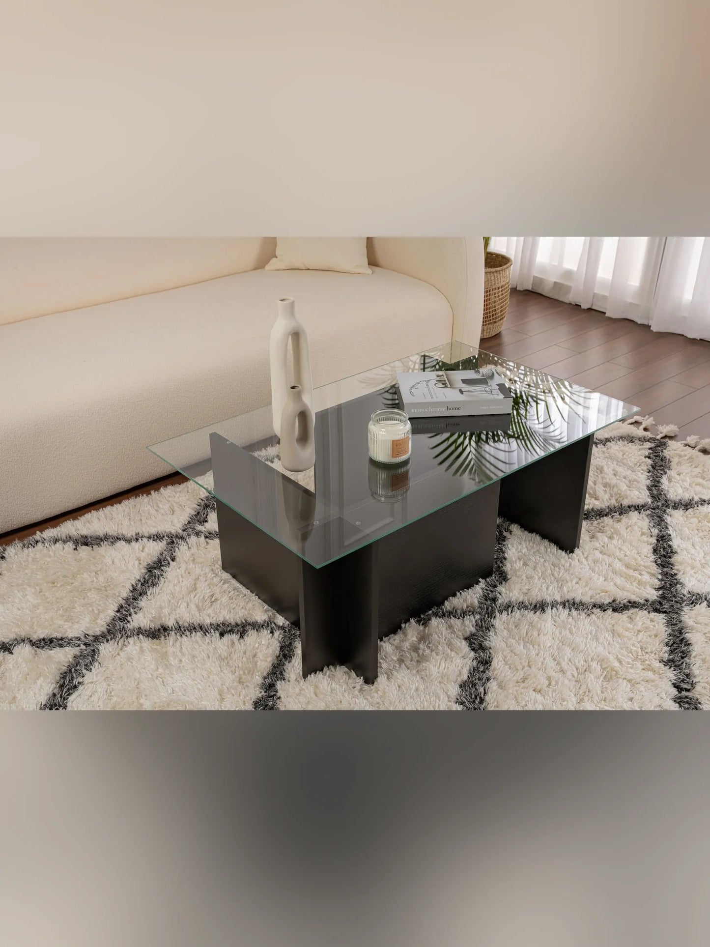 Vetrino Soffbord 105x65 cm - Wood Black