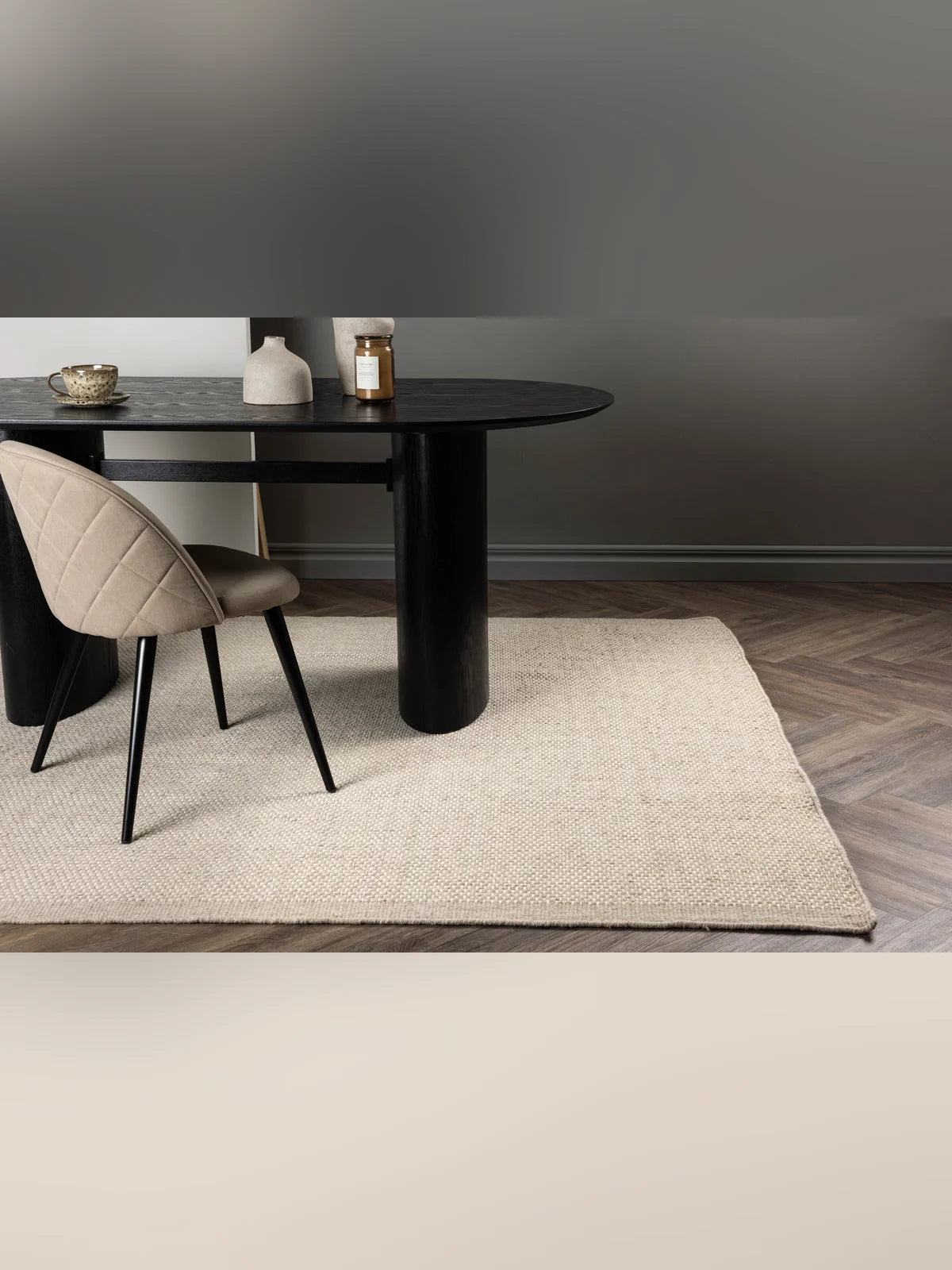 Vilma Rektangulära Mattor 230 x 160 Beige