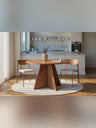 Virella Runt matbord 120x120x75 cm - Atlantic Pine